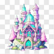 Enchanting Castle With Spire