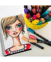 Skin Tone Acrylic Brush Pens 0 5 8mm