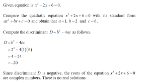 Solve The Equation X² 2x 6