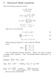 3 Math Equations Intro To Latex