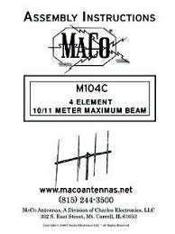 11 meter maximum beam maco antennas