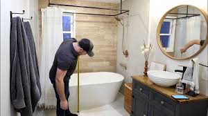 Freestanding Deep Soak Tub And Shower