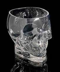 Large Skull Drinking Glass
