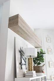 faux wood beam with contact paper