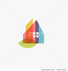 Chalet Home Logo Eco House Design Sign