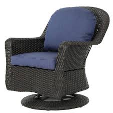 Liam Outdoor Wicker Swivel Club Chair