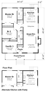 Bungalow Style House Plans Rectangle