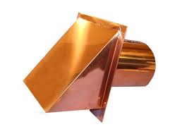 Wall Vent Copper 6 Inch With Damper