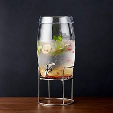 Marin Oregon Glass Drink Dispenser With