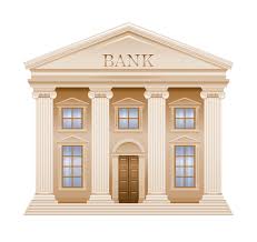 Bank Building Vector Ilration Flat