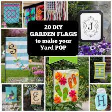 Diy Garden Flags Cool Crafts