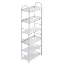 Tall Bookcase 6 Tier Shelves