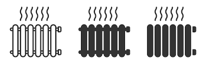 Heating Radiator Home Heater Symbol