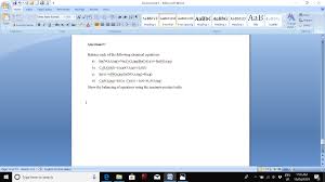 Solved Assessment3 Microsoft Word Home