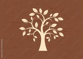 Decorative Tree Silhouette Vector Tree