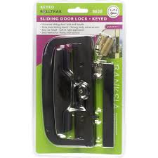Rolltrak Black Sliding Patio Door Keyed
