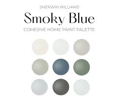 Sherwin Williams Smoky Blue Paint