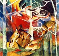 Franz Marc Deer In The Forest 1