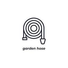 Vector Sign Garden Hose Symbol Is