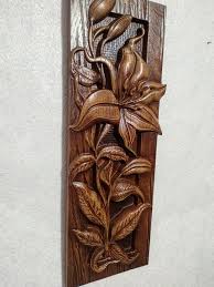 Carved Wood Panel 45 х 16cm With Carved