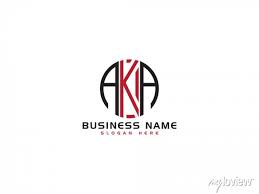 Letter Aka Logo Icon Vector Image