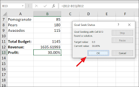 How To Use Goal Seek In Excel