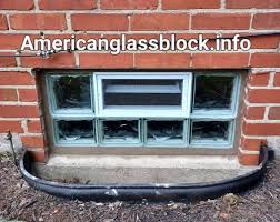 2 Glass Block Basement Windows With