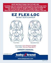 Cc23029 Ez Flex Loc Baby Trend