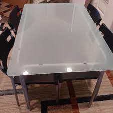 Dallas Furniture Glass Dining Table