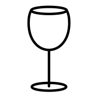 White Wine Glass Icons Free Svg Png