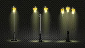 Street Light Vector Art Icons And