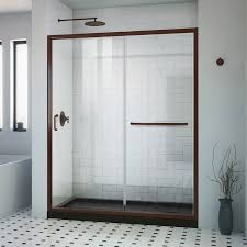 Semi Frameless Sliding Shower