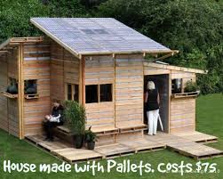 A House Made With Only Pallets And The