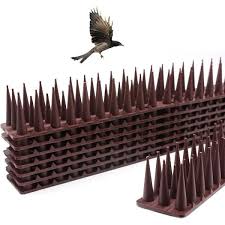 Brown Plastic Bird Deter Spikes