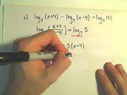 Solving Logarithmic Equations Example