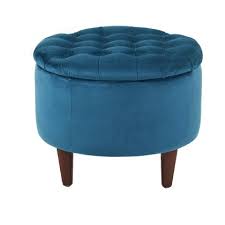 Footstools Leather And Upholstered
