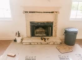 Fireplace Makeover Process Total Cost