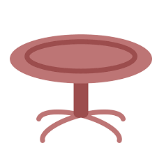 Red Table Icon Free