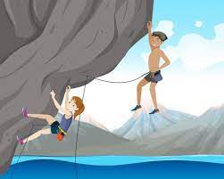 Outdoor Rock Climbing Scene 7107568