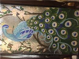 Flower Design Glass Mosaic Tile Mix