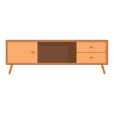 Tv Cabinet Vector Art Icons And