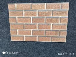 Kajaria Digital Red Brick Pattern Wall