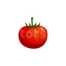 Ripe Tomato Vector Icon Natural