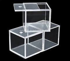 Perspex Box With Sliding Lid