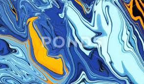 Abstract Bright Colorful Blue And