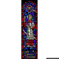 Saint Charles Borromeo In Stained Glass