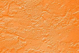 Orange Paint Wall Texture Stock Photo