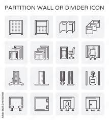 Partition Icon Also Called Room