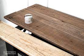 Repurposed Coffee Table Flip Up Desk