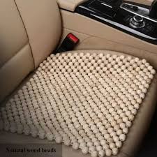 Acupressure Design Wooden Bead Car Seat